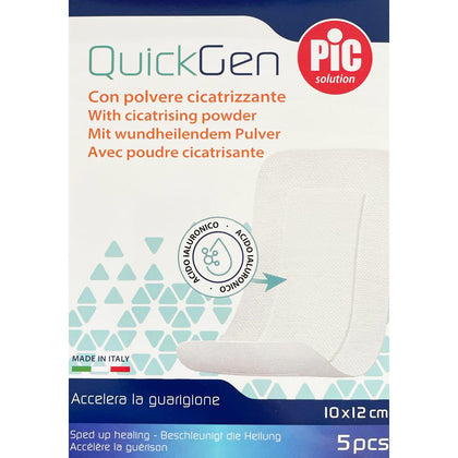 Pic Quickgen Cerotto Cicatrizzante 10x12cm 5 Pezzi