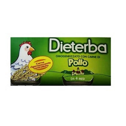 DIETERBA OMOGENEIZZATO POLLO 3 PEZZI 80G