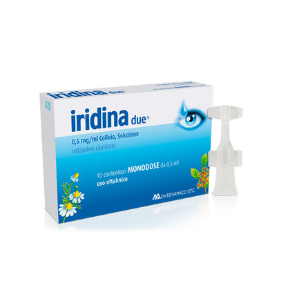 IRIDINA DUE COLLIRIO 10 FLACONCINI 0,5ML