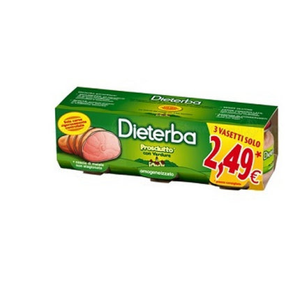 DIETERBA OMOGENEIZZATO PROSCIUTTO 3X80G