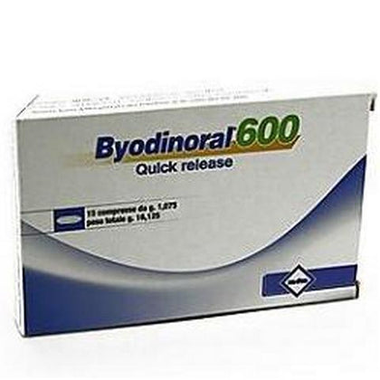 BYODINORAL 600 15 COMPRESSE