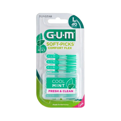 Gum Soft Picks Scovolino Confort Flex Mint L 40 Pezzi