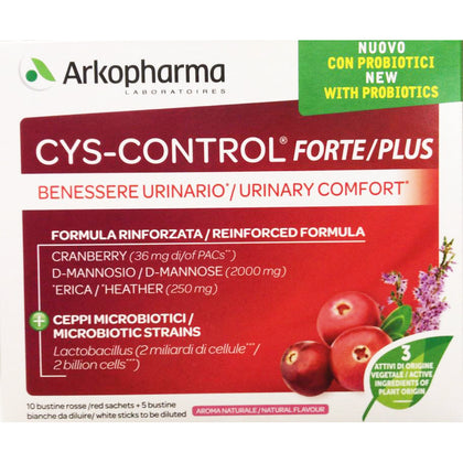 Cys Control Forte Con Probiotici 15 Bustine