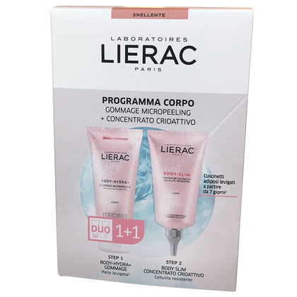 Lierac Body-hydra Gommage+body-slim Concentrato Crioattivo