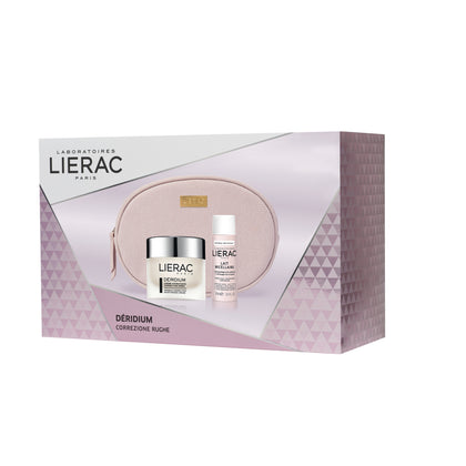 LIERAC COFANETTO DERIDIUM+LATTE MICELLARE+POCHETTE