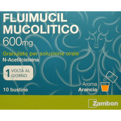 Fluimucil Mucolitico 600 Mg 10 Buste
