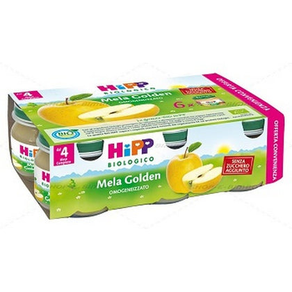 HIPP BIO OMOGENEIZZATO MELA GOLDEN6X80G