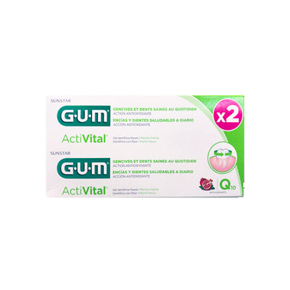 Gum Activital Dentifricio Gel Duo 2x75ml