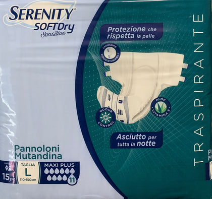 Serenity Softdry Sensitive Maxi Plus Taglia L