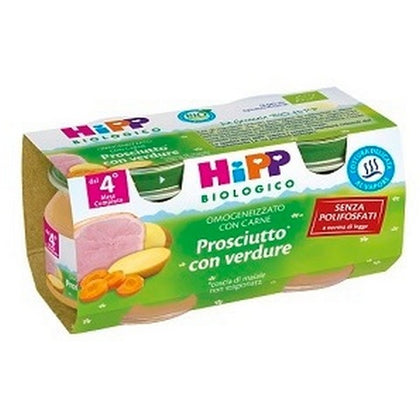 HIPP BIO OMOGENEIZZATO PROSC/VERD 2X80G