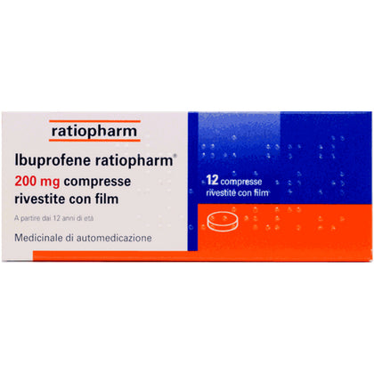 IBUPROFENE PHAR 12 COMPRESSE RIV200MG