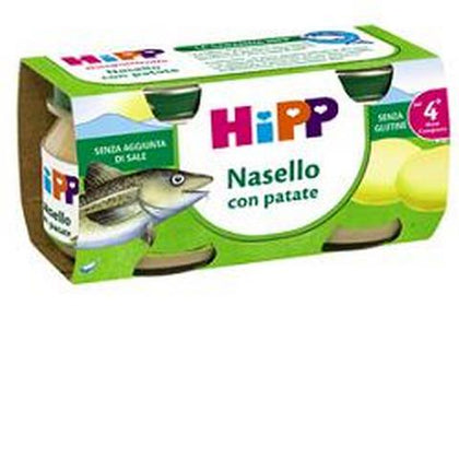 HIPP OMOGENEIZZATO NASELLO/PATATE 80G