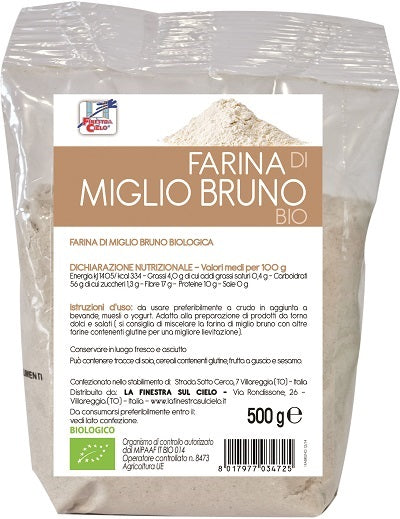 FARINA MIGLIO BRUNO BIO 500G