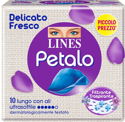 Lines Petalo Blu Lu C/ali 10 Pezzi