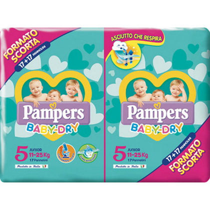 Pampers Bd Duodwct Junior 34 Pezzi