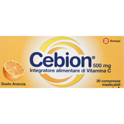 Cebion Masticabili Arancio Vitamina C 20 Compresse