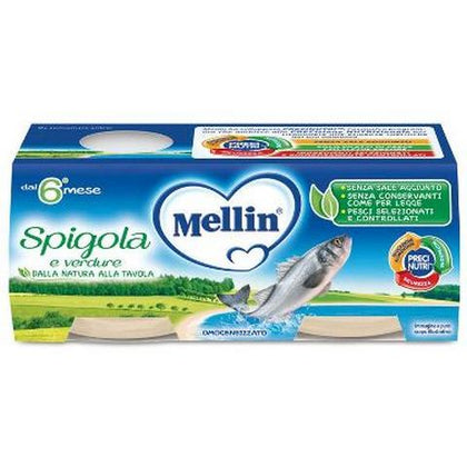 MELLIN OMOGENEIZZATO SPIGOLA 2X80G