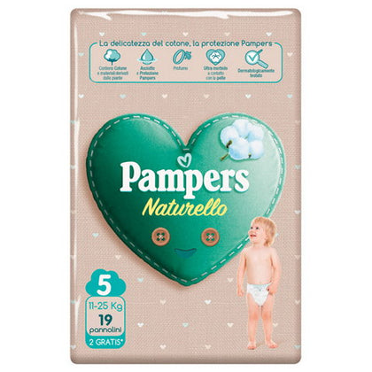 Pampers Natur Junior Cp 17pz+2