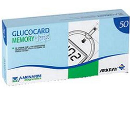 GLUCOCARD MEMORY STRIPS 50 STRISCE
