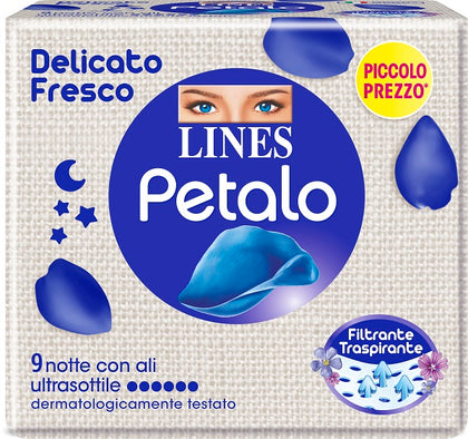 Lines Petalo Blu Notte 9 Pezzi