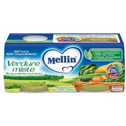 MELLIN OMOGENEIZZATO VERDURE 2X80G