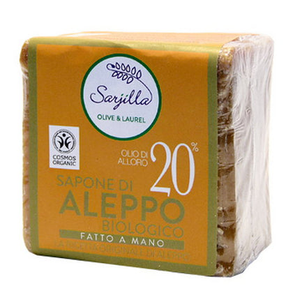 SAPONE ALEPPO 20% CUBO 200G