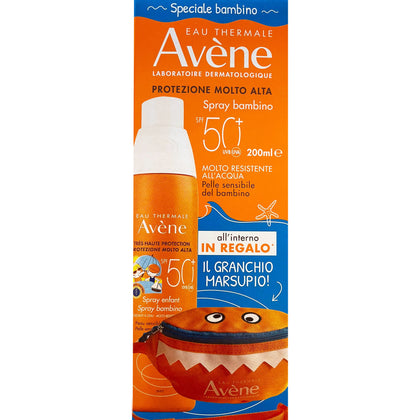 Avene Spray Bambino Spf50+ 200ml Con Marsupio Granchio