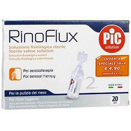 Rinoflux Soluzione Fisiologica 20 Flaconcini 2ml