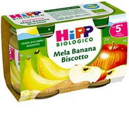 HIPP BIO OMOGENEIZZATO MELA/BAN/B2X125G