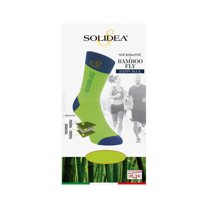 Solidea Socks For You Fly Happy Blue L Colore Verde Fluo