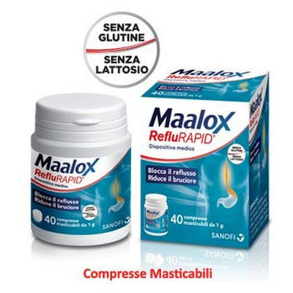 MAALOX REFLURAPID 40 COMPRESSE PROMO