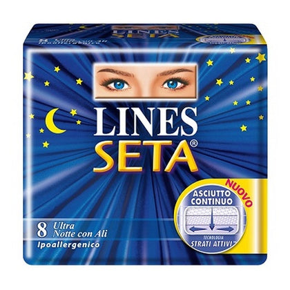 LINES SETA ULTRA NOTTE 8 PEZZI