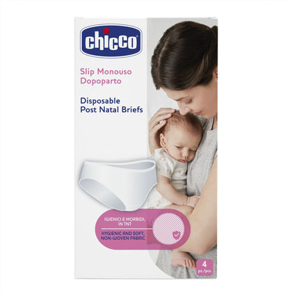 Chicco Slip Monouso Dopo Parto In Tnt 4 Pezzi Taglia 4