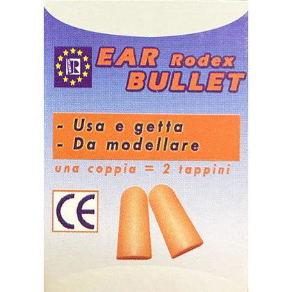 Ear Rodex Bullet Tappi Auricolari 2 Pezzi