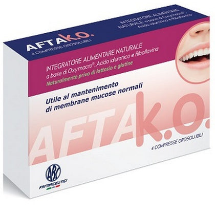 AFTAKO 4 COMPRESSE OROSOLUBILI