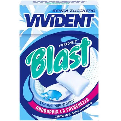 Vivident Blast Frost Strong Peppermint Chewing Gum 30g