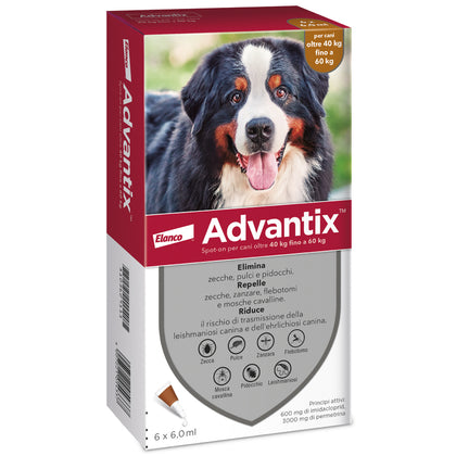 Advantix Spot On Cani 40-60 Kg 6 Pipette 6 Ml