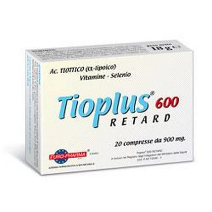 TIOPLUS 600 RETARD 20 COMPRESSE