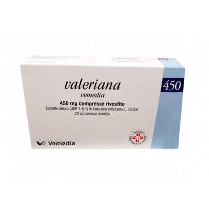 Valeriana Vemedia 450 Mg 20 Compresse