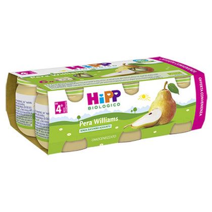 HIPP BIO OMOGENEIZZATO PERA WILL 6X80G